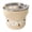 White, variant on Mini 304 Stainless Steel Coffee Cup With Leakproof Lid, Cute Graphic Print Portable Small Drink Mug For Office Daily Use, 9 Oz Yellow