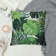 thumbnail image 2 of JEUXUS Palm Leaf Throw Pillow Covers Green Tropical Leaves Decorative Couch Pillow Case Outdoor Farmhouse Sofa Cushion Cover Modern Decor for Bed Living Room, 2 of 5