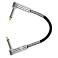 thumbnail image 4 of GETAJGHSD 1Set Guitar Effects Cables Black 6Inch Length for Musicians and Music Performance, 4 of 8
