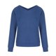 thumbnail image 3 of ICHUANYI Liquidación Blusa superior roscada de manga larga con cuello en V de color sólido casual de moda para mujer ICHUANYI WER2023082202310, 3 of 5