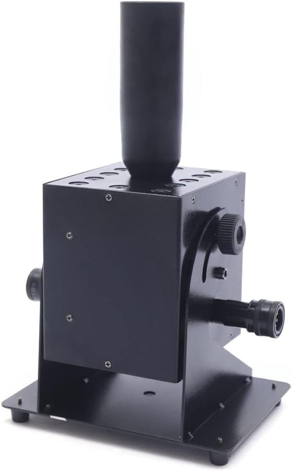 LED CO2 Jet Machine, Single Tube Air Column Smoke Fogger Machine, 26-33ft Spray Height with DMX Control for Stage DJ Show Effect, 10''x6''x16''