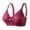 Hot Pink, variant on Bras for Women Full Coverage Shaped Bras Wire Free Side Lifted Underwear Bras Gather Push Up Unwired Everyday Bras