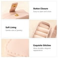thumbnail image 3 of Casegrace Mini Travel Jewelry Box Proposal Ring Case Women Girls Earrings Holder Organizer PU Leather Portable Ring Box Jewelry Storage Boxes, 3 of 8