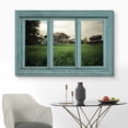 thumbnail image 2 of wall26 Canvas Print Wall Art Vintage Farmhouse Over The Field Nature Wilderness Photography Realism Rustic Landscape Colorful Multicolor Vibrant for Living Room, Bedroom, Office - 16"x24", 2 of 5