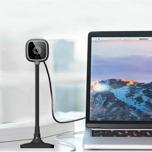 Mefallenssiah New Ultra High-Definition Network Computer Live Streaming Camera without Driver, Network Home Camera with Microphone, Online Teaching, Live Streaming
