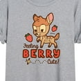 thumbnail image 3 of Bambi - Feeling Berry Cute - Women's Oversized T-Shirt, 3 of 5