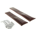 thumbnail image 2 of 20MM LEATHER WATCH STRAP BAND BUCKLE CLASP FOR TAG HEUER CARRERA CALIBRE BROWN W, 2 of 2