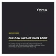 thumbnail image 7 of Roma Boots Women's Chelsea Lace-Up Teal Rain Boots, Sz. 11, 7 of 7