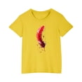 thumbnail image 1 of RXIRUCGD 2025 Vêtements d'Été pour Enfants T-shirt Imprimé Mode Mignon Col Rond Manches Courtes, 1 of 5