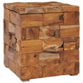 thumbnail image 1 of vidaXL Tabouret de Rangement en Bois de Teck Massif, 1 of 5
