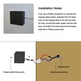 thumbnail image 2 of PEPISKY Modern Cube COB LEDs Wall Sconces 6W AC 85-265V Black White, 2 of 8