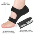 thumbnail image 2 of YUNOVA Breathable Heel Cushion with Arch Support - Gel Pad for Running, Work Boots & Standing Relief, Skin-Friendly Design for Men/Women​, 2 of 9