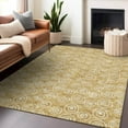 thumbnail image 3 of Dalyn Rugs Premium Machine Washable Mayfield AMF728 Gold 3' x 5' Rug, 3 of 7