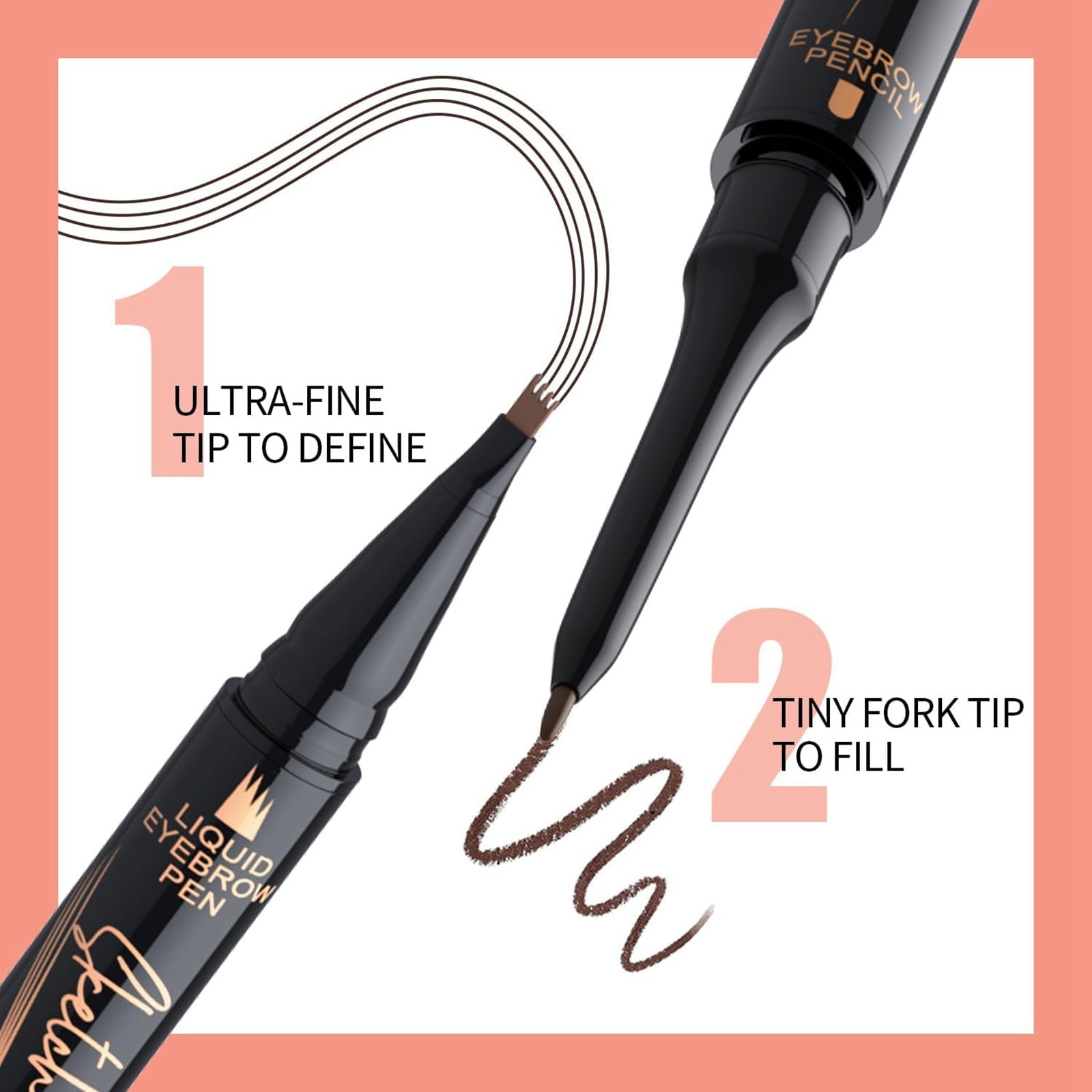 Eye Brow Brush And Pencil Eyebrow Wax Sticks round Brow Gel Tinted Wax for Eyebrows Melt Eyebrow Color for Eyebrow Makeup Dark New Brow Busy Brows Tinted Brow Gel Eyebrow for Women Japan Rose Brow