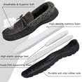 thumbnail image 2 of ​festooning Mens Slippers Mens Memory Foam House Slippers Indoor Outdoor Bedroom Shoes Coffee 8, 2 of 6