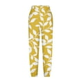 thumbnail image 4 of Mitankcoo Women's Elastic Waist Print Pants - Relaxed Fit with Pockets - Casual Comfort Long Trousers, 4 of 5