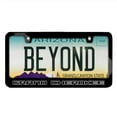 thumbnail image 2 of Jeep Grand Cherokee Outline Black Metal License Plate Frame, 2 of 8
