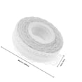 thumbnail image 2 of WASHWEPE Lightweight White Lace Ribbon for Crafts Bridal Dress and Decoration, 2 of 6