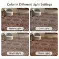 thumbnail image 7 of ODIKA Pink Leopard Distressed Print Vintage Spotted Decorative Flannel for Queen Size Bedroom, Under Bed, Master , Foldable Easy Care, 7 of 7