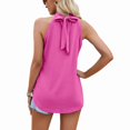 thumbnail image 3 of Beach Vacation Clothes for Women, Womens Tops, Trendy Women's Tank Top with Unique Hanging Neck Design and Lock Hole Detail for Casual and Dressy Occasions, 3 of 4