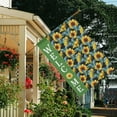 thumbnail image 3 of Spring Summer Sunflower Garden Flag 28x40 Inch Double Side for Outdoor Courtyard Garden Decor Flowers Welcome Holiday Flag for Outside Decoration, 3 of 6