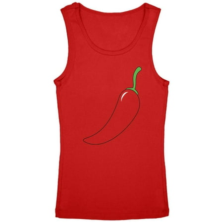Halloween Chili Pepper Costume of Cinco de Mayo Youth Girls Tank Top Red YMD