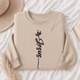 thumbnail image 4 of Jollimate Jesus Sweatshirt for Women, Christian Graphic Crewneck, Religious Shirt Gift for Her, 4 of 6
