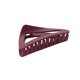 thumbnail image 1 of Jumpingount Pinza de pelo de repuesto para mujer, Color sólido, decorativa, Triangular, para peluquería, pinzas para niñas, adorno de abrazadera Accesorio para el cabello Vino rojo Jumpingount AP013948-04, 1 of 6