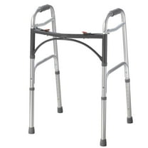 Folding 2-button walker, adult, 1 ea