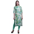 thumbnail image 1 of Bimba Kurtis Droits Imprimés pour Femmes, Tunique Indienne Mandarin à Boutons XXX-Large, 1 of 6