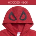 thumbnail image 7 of Marvel Spider-Man Adult Men or Women Cosplay Fleece Zip-Up Hoodie Spiderman Acid Red, 7 of 7
