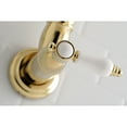 thumbnail image 4 of Kingston Brass KS3102BPL Bel-Air Wall Mount Pot Filler Kitchen Faucet, Polished Brass, 4 of 5