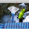 thumbnail image 5 of Climbing Rope with Static Safety Carabiner 10mm Polyester Mountaineering Rope Rescue for Hiking Mountaineering Mountain 10M.., 5 of 5