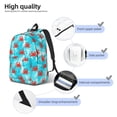 thumbnail image 4 of Yiaed Crab Swims In The Ocean Print Backpack, Premium Laptop Backpack, Travel Backpack for Women, Lightweight Backpacks, Comfortable Back Pack-Small, 4 of 7