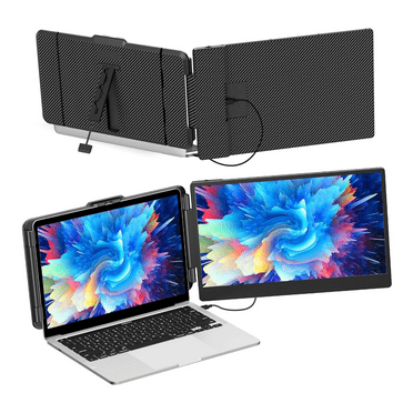 Maxfree Laptop Screen Extender Plug & Play, 1080P FHD 14'' Portable Monitor for 13-17'' Laptops(secondhand)