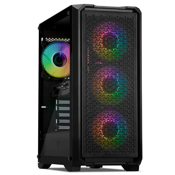 YEYIAN Gaming PC. Intel Core i5 14400F, Nvidia RTX 5060 8GB GDDR7, 2TB NVMe, 32GB DDR5, 650W 80 Gold. Model YPI-VA44F0C-5603U
