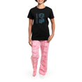 thumbnail image 4 of CafePress - Cancer Pajamas - Women's Short Sleeve Print T-Shirt and Pants Dark Cotton Pajama Set, 4 of 7