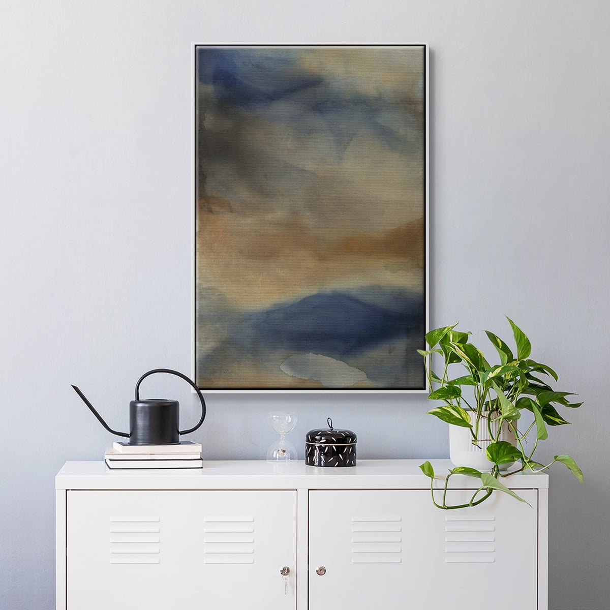 Reflection Framed Premium Gallery Wrapped Canvas - Ready to Hang - 17 x 25 - White Floating Frame