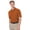 Burnt Orange, variant on BlueGeneration Mens Short Sleeve 100% Cotton Pique Polo - French Blue Large Solid