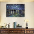 thumbnail image 4 of WFSposter-Vincent Van Gogh Starry Night Over The Rhone Canvas Wall Art,Famous Painting Reproduction Landscape Pictures Artwork Print for Home Decoration, 4 of 6