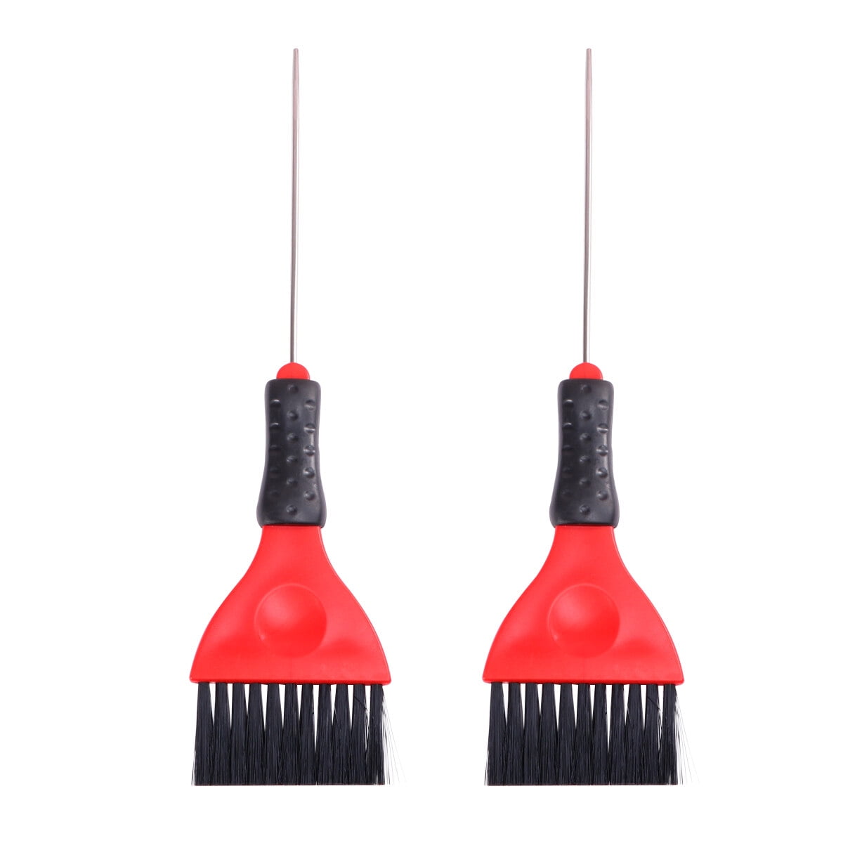 2PCS Stainless Steel Pin Tail Hair Coloring Brush Professional Hair Dye