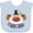 Blue, variant on Inktastic Big Clown Face Boys or Girls Baby Bib