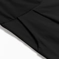 thumbnail image 6 of Hinvhai Maternity Athletic Shorts, Adjustable Waistband Pregnancy Lounge Shorts Active, Loose Maternity Shorts Black XL(XL), 6 of 6