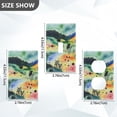 thumbnail image 7 of Yayeee Toggle Light Switch Wall Plate 1-Gang 4.5"x2.7" Home Decorative Outlet Cover, Art Field, 7 of 7