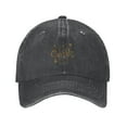 thumbnail image 1 of ZICANCN Casquette de Baseball Réglable Femmes, Golden Star Pattern Chapeaux pour Hommes Adulte Lavé Coton Denim Baseball Caps Mode, Noir, 1 of 6