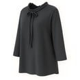thumbnail image 3 of Blusa George para Mujer, Manga 3/4 Negro Talla 1Eg, 3 of 4