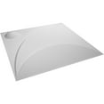 thumbnail image 6 of Ekena Millwork 19 5/8"W x 19 5/8"H Ezra EnduraWall Decorative 3D Wall Panel, White, (50-Pack for 133.73 Sq. Ft.), 6 of 12