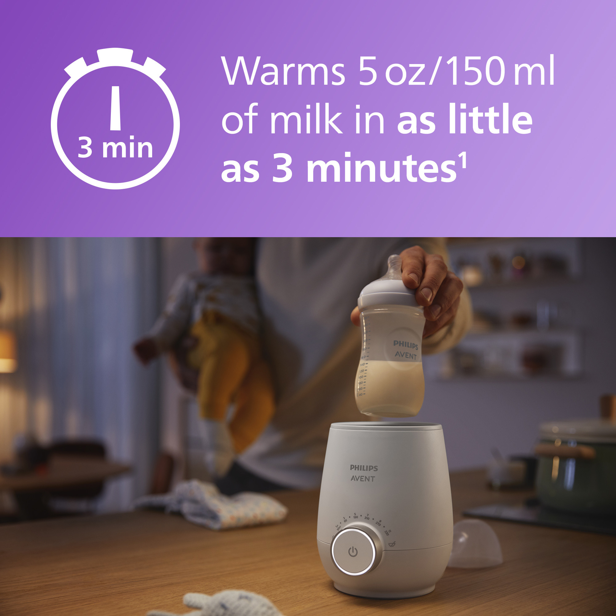Philips Avent Fast Bottle Warmer with Temperature Control photo 3