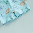 thumbnail image 7 of Otqutp Infant Boys Long Sleeve Swimming with Adjustable Strap Sun Hat One Piece Rash Guard Dinosaur Animals Print Toddler Quick-dry Swimsuit Zipper Beach Swimwear, 7 of 7