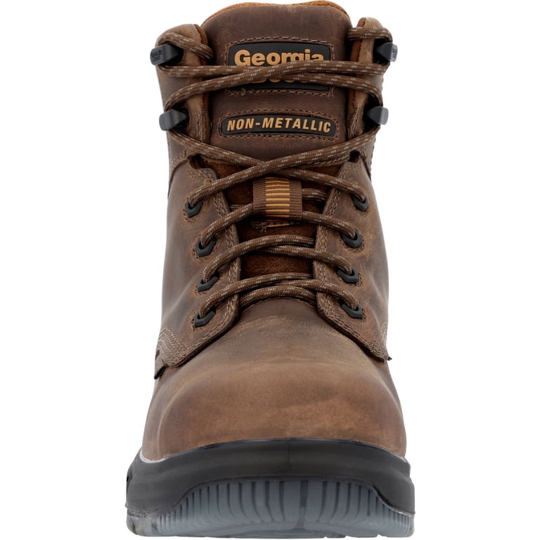 NEW GEORGIA BOOT men\'s flxpoint ultra waterproof work boot in brown Georgia Boot FLXpoint Waterproof Work Boot main image 4